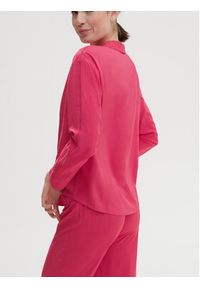 Simone Pérèle Koszulka piżamowa Songe 18S957 Różowy Wide Fit. Kolor: różowy. Materiał: wiskoza #3