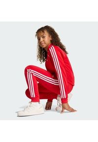 Adidas - adidas Spodnie dresowe adicolor SST KE2861 Czerwony Regular Fit. Kolor: czerwony. Materiał: syntetyk #3