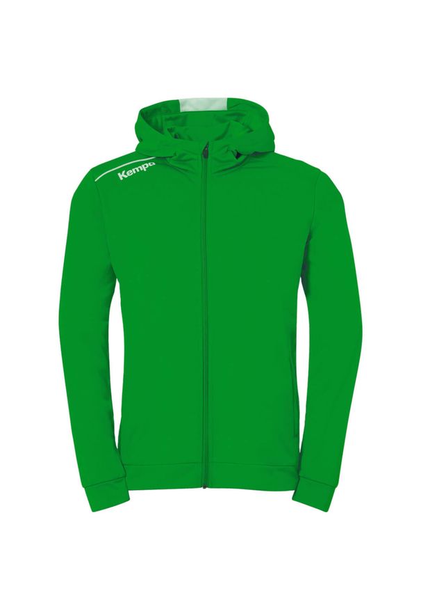 KEMPA - Dziecięca bluza dresowa Kempa Player. Typ kołnierza: kaptur. Kolor: wielokolorowy, biały, zielony. Materiał: dresówka. Wzór: kolorowy. Sport: piłka ręczna