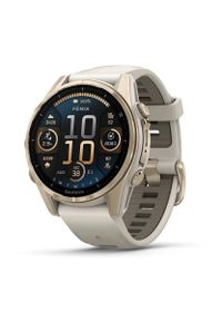 GARMIN - Zegarek sportowy Garmin Fenix 8 AMOLED Beżowy (010-02903-11). Kolor: beżowy. Styl: sportowy