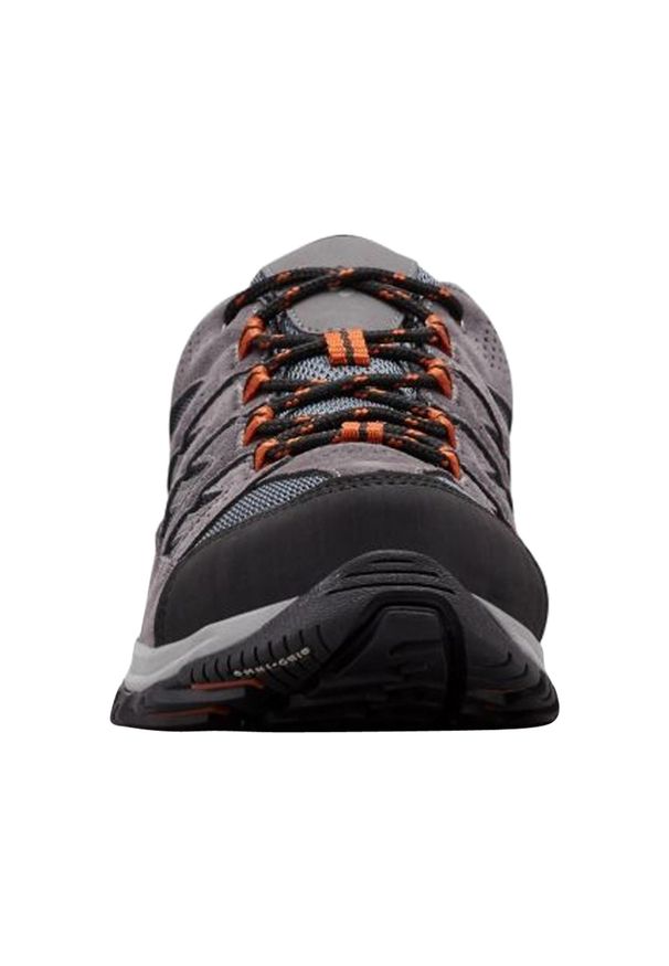 columbia - Buty trekkingowe męskie Columbia Crestwood. Zapięcie: sznurówki. Kolor: szary. Materiał: guma, materiał, skóra, syntetyk. Szerokość cholewki: normalna. Sport: turystyka piesza