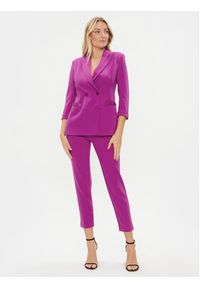 Imperial Spodnie materiałowe PVN2GAW Różowy Slim Fit. Kolor: różowy. Materiał: syntetyk #5