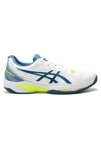 Buty do tenisa męskie Asics Solution Speed. Zapięcie: sznurówki. Kolor: biały. Materiał: syntetyk, materiał. Szerokość cholewki: normalna. Sport: tenis