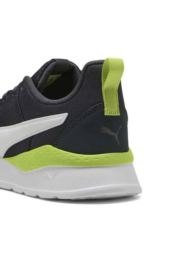 Puma - Buty sportowe Anzarun Lite PUMA Strong Gray White Lime Smash Green. Kolor: szary, biały, zielony, wielokolorowy. Sport: turystyka piesza