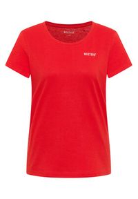 Mustang T-Shirt Alma 1016748 Czerwony Regular Fit. Kolor: czerwony. Materiał: bawełna #4