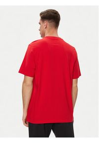 Adidas - adidas T-Shirt Essentials Single Jersey Linear Embroidered Logo T-Shirt IC9278 Czerwony Regular Fit. Kolor: czerwony. Materiał: bawełna #3