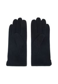 Wittchen - Damskie rękawiczki welurowe czarne. Kolor: czarny. Materiał: welur, skóra. Wzór: aplikacja. Styl: klasyczny, elegancki #2