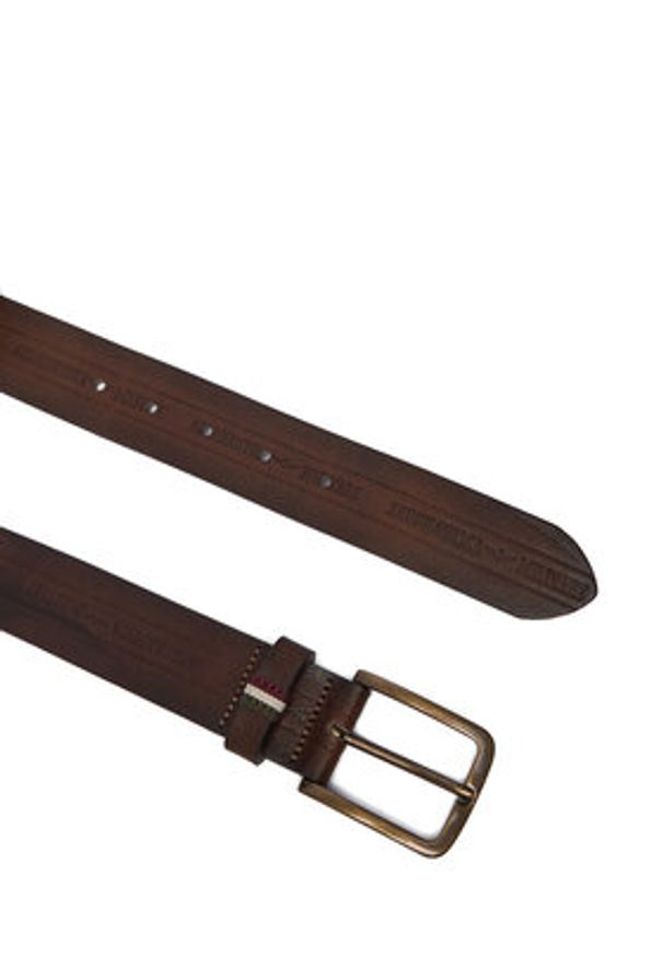 Aeronautica Militare Pasek Męski 252CP0262UPL00274 Zielony. Kolor: zielony. Materiał: skóra