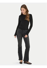 only - ONLY Bluzka Zita 15358986 Czarny Slim Fit. Kolor: czarny. Materiał: syntetyk #2