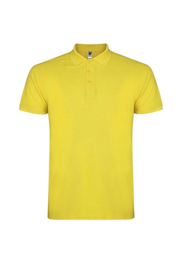 ROLY - Koszulka Polo Dziecięca Star. Typ kołnierza: polo. Kolor: żółty