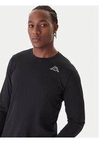 Kappa Komplet longsleeve Logo Saro 37216LW Czarny Regular Fit. Kolor: czarny. Materiał: bawełna. Długość rękawa: długi rękaw #5