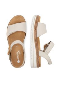 Remonte Sandały CEO-D0Q52-60 Écru. Materiał: skóra #3