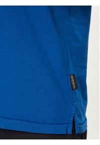 Napapijri Polo Elbas NP0A4GB4 Niebieski Regular Fit. Typ kołnierza: polo. Kolor: niebieski. Materiał: bawełna