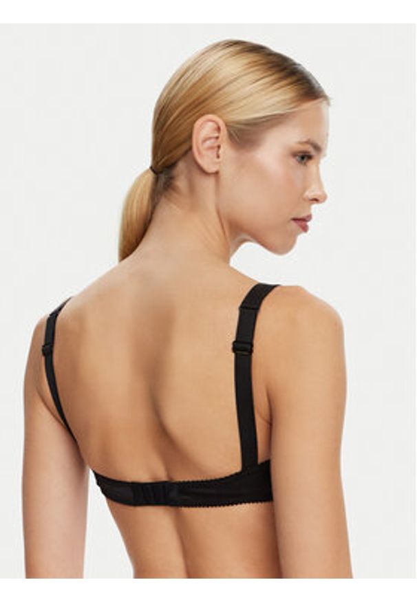 DOLCE & GABBANA - Dolce&Gabbana Biustonosz z fiszbiną O1A14T ONO13 Czarny. Kolor: czarny. Materiał: jedwab