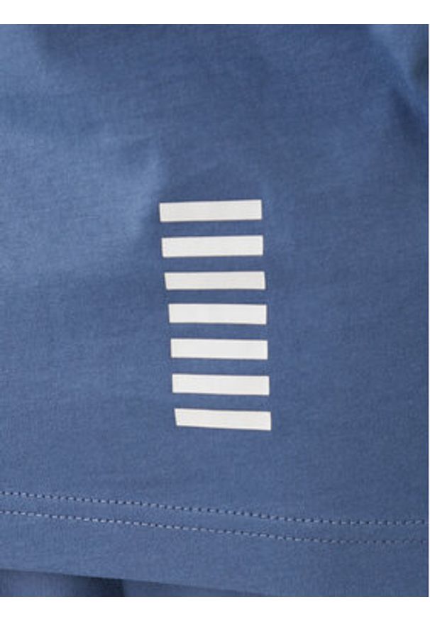 EA7 Emporio Armani Tank top 7M000295 AF10375 Niebieski Regular Fit. Kolor: niebieski. Materiał: bawełna