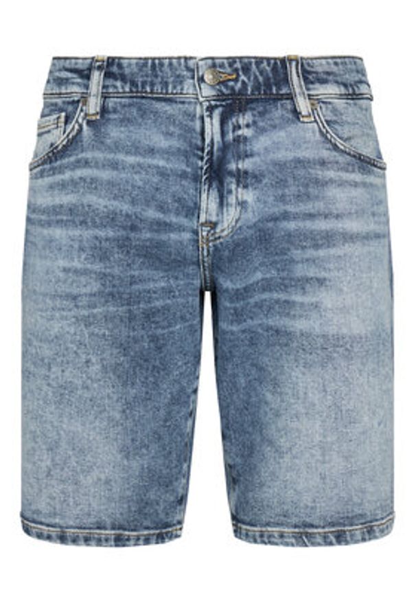 BOSS Szorty jeansowe Re.Maine 50537816 Niebieski Regular Fit. Kolor: niebieski. Materiał: bawełna