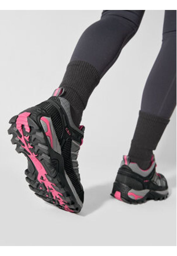 CMP Trekkingi Rigel Low Trekking Shoes Wp 3Q54456 Szary. Kolor: szary. Materiał: nubuk, skóra