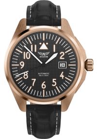 AVIATOR - Zegarek Aviator Zegarek męski Aviator V.3.39.2.339.4 czarny. Kolor: czarny #1