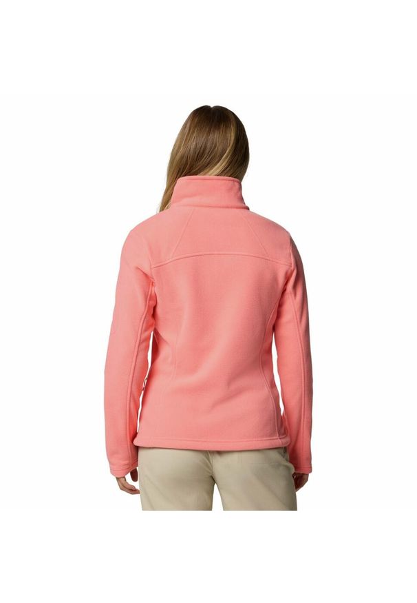 columbia - Bluza polarowa damska Columbia Fast Trek II rozpinana. Kolor: różowy. Materiał: polar