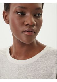 BOSS T-Shirt C_Emma 50556387 Beżowy Regular Fit. Kolor: beżowy. Materiał: len #5