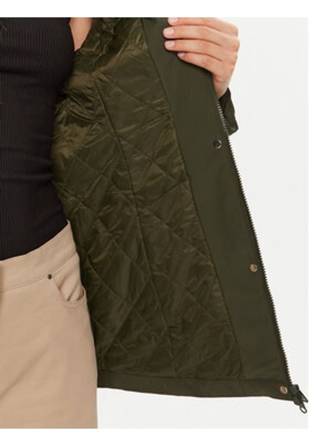 Champion Kurtka przejściowa 117570 Khaki Regular Fit. Kolor: brązowy. Materiał: syntetyk