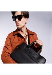 Wittchen - Torba na laptopa 13” skórzana dwukomorowa czarna. Kolor: czarny. Materiał: skóra. Styl: elegancki #4