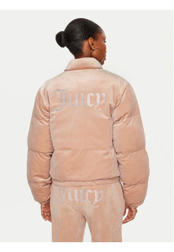 Juicy Couture Kurtka zimowa Margo JCOIJ224556 Beżowy Regular Fit. Kolor: beżowy. Materiał: syntetyk. Sezon: zima