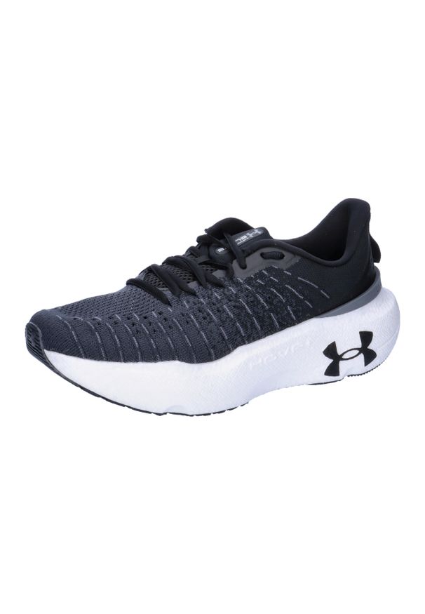 Buty do biegania męskie Under Armour Infinite Pro. Kolor: wielokolorowy, szary, czarny, brązowy. Materiał: materiał, syntetyk. Szerokość cholewki: normalna. Sport: bieganie