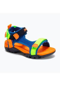 Joma S.Climber Jr. Kinersandalen Koningsblauw 32. Zapięcie: pasek. Kolor: wielokolorowy, niebieski, pomarańczowy, zielony. Wzór: kolorowy. Sport: turystyka piesza #2