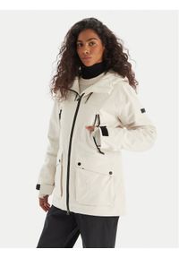 Roxy Kurtka narciarska ERJTJ03515 Biały Slim Fit. Kolor: biały. Materiał: syntetyk. Sport: narciarstwo