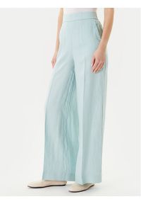 United Colors of Benetton - United Colors Of Benetton Spodnie palazzo 4AGHDF08K Zielony Wide Leg. Kolor: zielony. Materiał: len