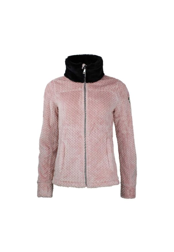 PEAK MOUNTAIN - Damski polar Peak Mountain Ataway. Kolor: różowy. Materiał: polar. Sezon: zima. Sport: narciarstwo