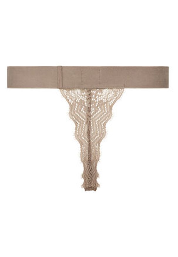 Hugo - HUGO Stringi 50535036 Beżowy. Kolor: beżowy. Materiał: syntetyk