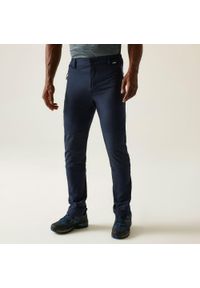 Regatta - Spodnie męskie trekkingowe Montorn. Kolor: niebieski. Sezon: lato. Sport: turystyka piesza #1