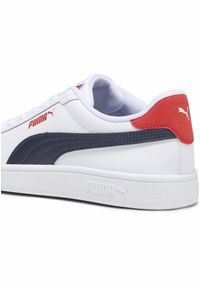 Puma - Młodzieżowe skórzane sneakersy Smash 3.0 PUMA. Kolor: biały, niebieski, wielokolorowy. Materiał: skóra