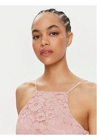 YAS Sukienka koktajlowa Milda 26032368 Różowy Regular Fit. Kolor: różowy. Materiał: bawełna, syntetyk. Styl: wizytowy #4