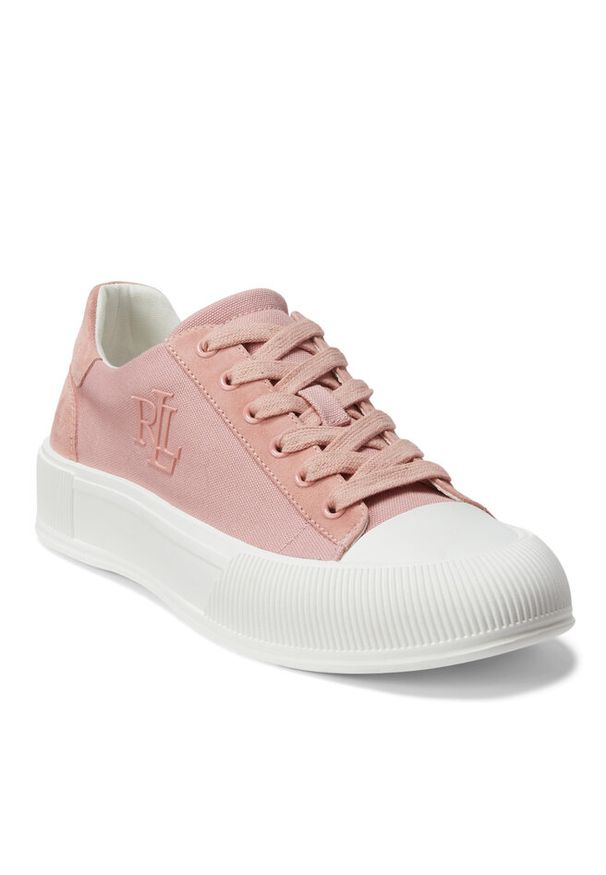 Sneakersy Lauren Ralph Lauren. Kolor: różowy