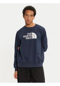 The North Face Bluza Drew Peak NF0A89EK Granatowy Regular Fit. Kolor: niebieski. Materiał: bawełna #1