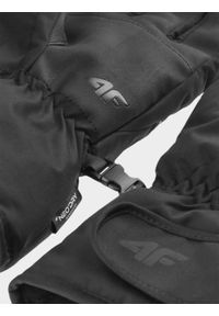 4f - Rękawice narciarskie Thinsulate© męskie - czarne. Kolor: czarny. Materiał: syntetyk, materiał. Technologia: Thinsulate. Sport: narciarstwo #2