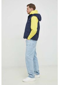 Polo Ralph Lauren bluza męska kolor żółty z kapturem z aplikacją. Typ kołnierza: kaptur, polo. Kolor: żółty. Wzór: aplikacja #5