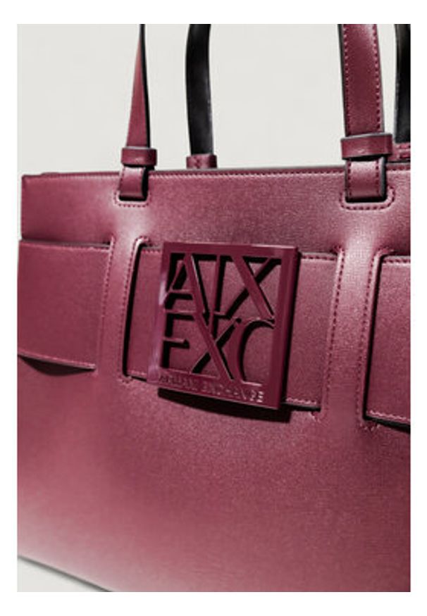 Armani Exchange Torebka 942689 0A874 UA343 Bordowy. Kolor: czerwony. Materiał: skórzane
