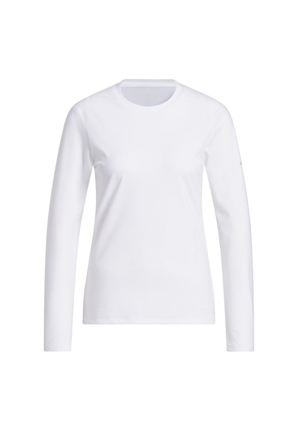 Adidas - Damska koszulka z długim rękawem adidas Ultimate365 Tour. Typ kołnierza: golf. Kolor: biały. Długość rękawa: długi rękaw. Długość: długie