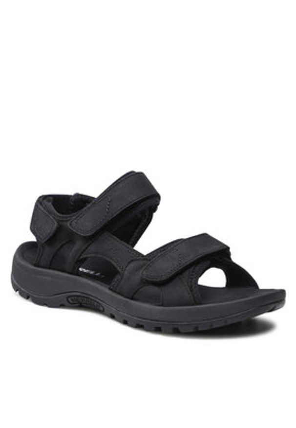 Merrell Sandały Sandspur 2 Convert J002715 Czarny. Kolor: czarny. Materiał: skóra, nubuk
