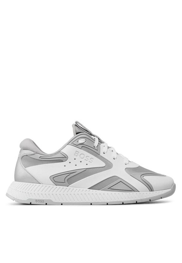 BOSS - Boss Sneakersy Titanium 50493271 Biały. Kolor: biały. Materiał: materiał