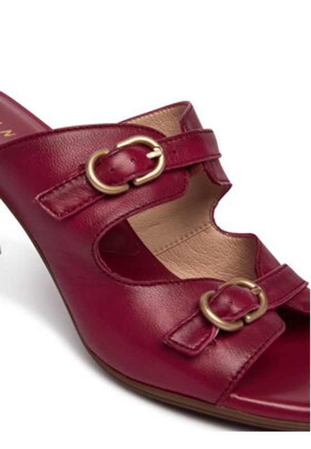 Hispanitas Klapki HV264803 C003 Czerwony. Kolor: czerwony. Materiał: materiał