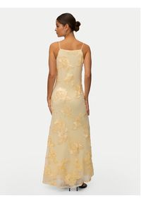 Vero Moda Sukienka wieczorowa Quinn 10348532 Żółty Regular Fit. Kolor: żółty. Materiał: syntetyk. Styl: wizytowy #3