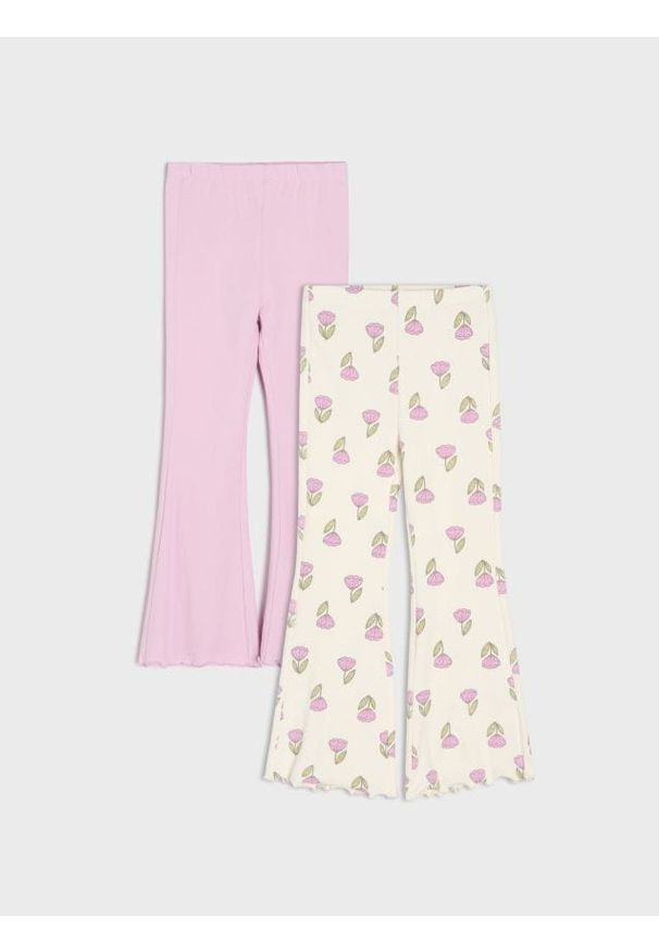 Sinsay - Legginsy flare 2 pack - wielobarwny