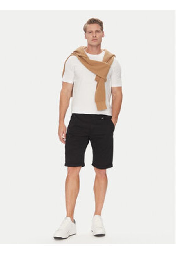 Karl Lagerfeld - KARL LAGERFELD Szorty materiałowe 265812 552829 Czarny Regular Fit. Kolor: czarny. Materiał: bawełna