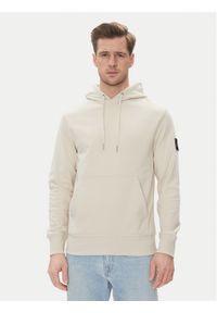 Calvin Klein Jeans Bluza J30J323430 Beżowy Regular Fit. Kolor: beżowy. Materiał: bawełna #1