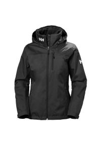 Kurtka uniwersalna damska Helly Hansen W Vrew Hoodie Midlayer Jacket. Typ kołnierza: kaptur. Kolor: czarny. Materiał: syntetyk. Sport: turystyka piesza #1